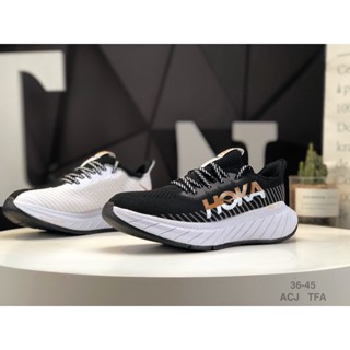 ต้นฉบับ✖️❀✖️✅✅Hoka ONE ONE Carbon X3 รองเท้าวิ่ง ระบายอากาศ และกันกระแทก