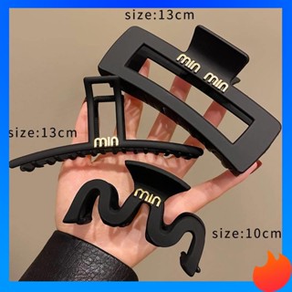 กิ๊บหนีบผม ใหม่ 2023 ชุดคลิปฉลามคอมโบกิ๊บเกาหลี Hairpin Matte Grab Clip Glossy Fashion Mix Oversized Grab Clip