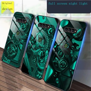 เคสโทรศัพท์มือถือกระจกนิรภัย เรืองแสง สําหรับ Xiaomi Black Shark 4 MI 4s pro 3s 5pro