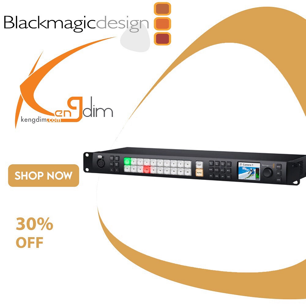 Blackmagic Design ATEM 2 M/E Constellation HD Live Production Switcher (1 RU)