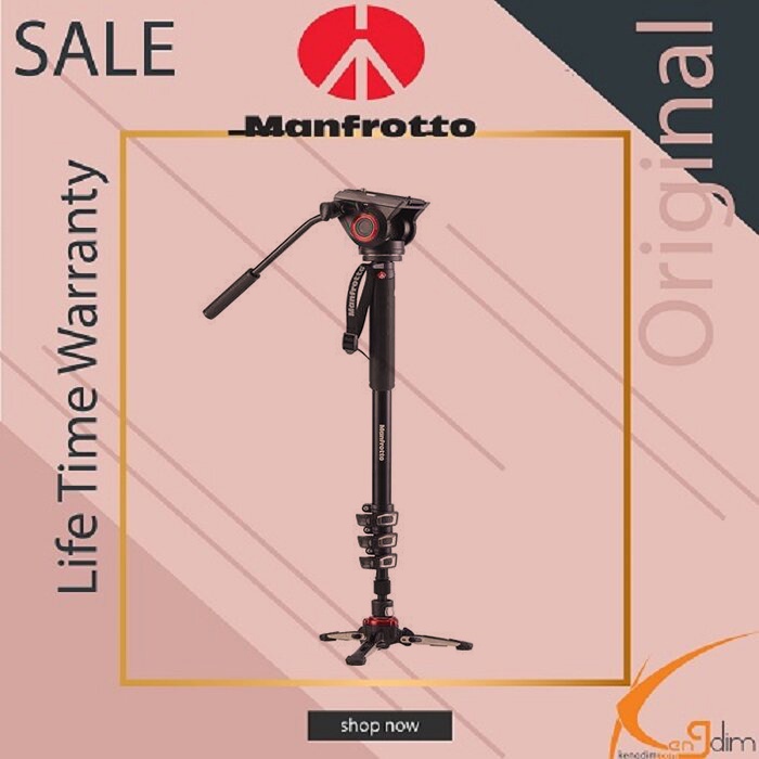 Manfrotto MVMXPRO500 XPRO อลูมิเนียมวิดีโอ Monopod