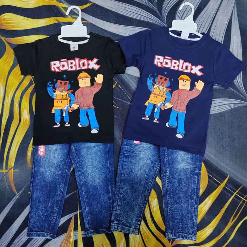 Set Baju Jalan Set Boy Set กางเกงยีนส์ Seluaraya