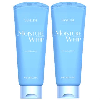 Medirecipe Vaseline โฟมล้างหน้า ให้ความชุ่มชื้น 220 มล. 1+1 [หัวดํา]