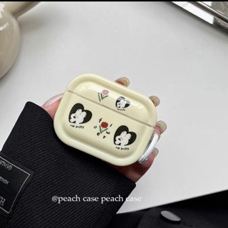 เคสหูฟังบลูทูธไร้สาย ลายดอกไม้ กระต่ายน่ารัก สไตล์เกาหลี สําหรับ Airpods 1 2 pro รุ่น 3