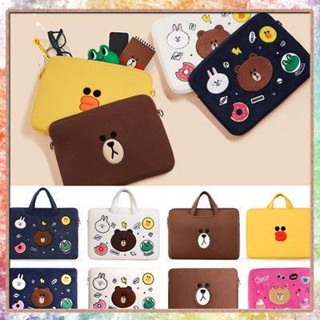 กระเป๋าใส่โน๊ตบุ๊ค 15 6 นิ้ว Line Friends Brown Bear Computer Bag 14 Portable Air 13.3 นิ้ว Pro 15.6 Inner Sleeve Apple Notebook