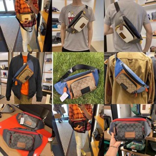 [พร้อมส่ง] Coach_real Picture ใหม่ กระเป๋าคาดอก สะพายไหล่ สําหรับผู้ชาย