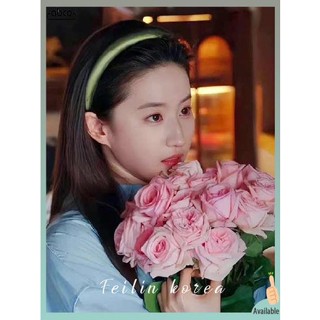 ที่คาดผมน่ารัก ที่คาดผมเกาหลี Liu Yifei ที่คาดผมแบบเดียวกันกับที่คาดผมสีเขียวขนาดเล็กที่คาดผมระดับไฮเอนด์สำหรับผู้หญิงที่คาดผมแบบใหม่สำหรับฤดูร้อนปี2023