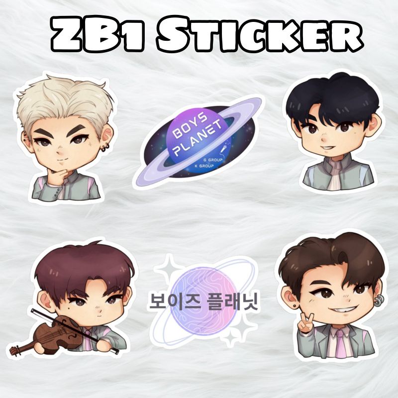 สติ๊กเกอร์ ZEROBASEONE ZB1 (ลามิเนต)