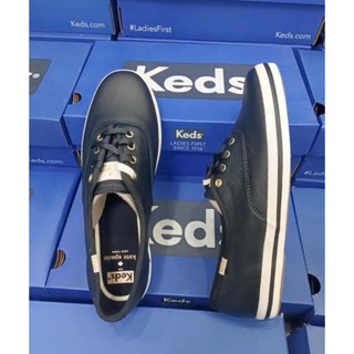 Promo original 2023 Keds (ฟรีถุงเท้าสองคู่) รองเท้าผ้าใบลําลอง แฟชั่นสําหรับสตรี สีขาว ใส่สบาย