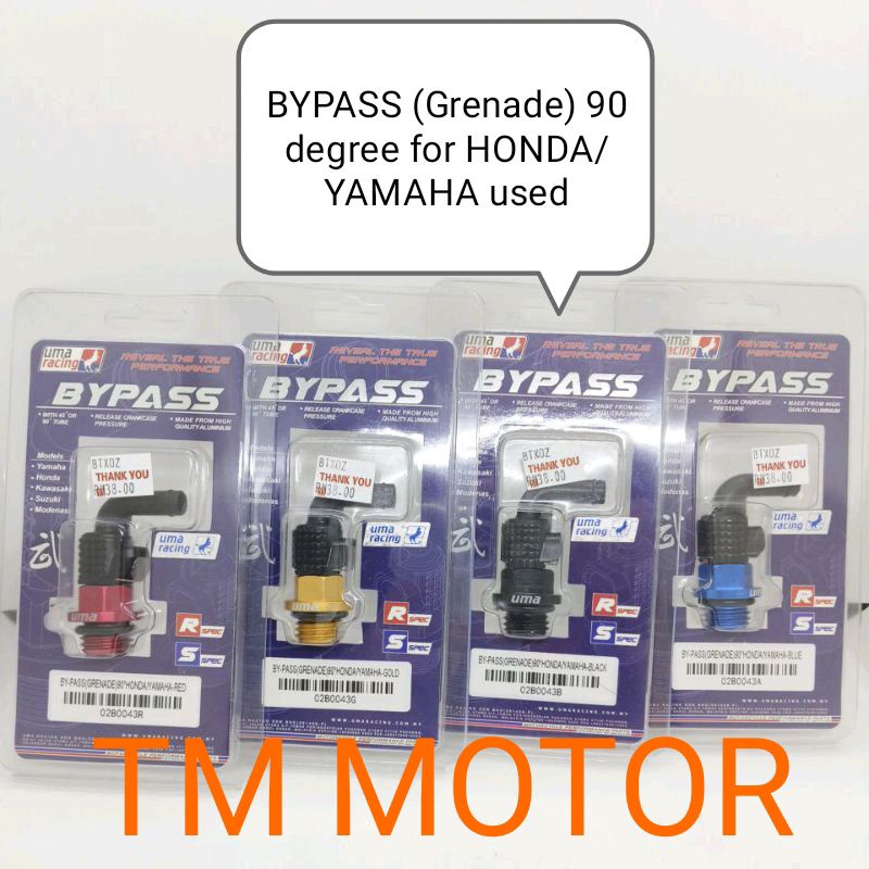 UMA BYPASS  (Grenade) 90°, (HONDA/YAMAHA)
