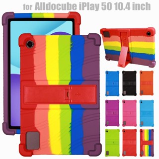 เคสแท็บเล็ต ซิลิโคนนิ่ม พร้อมขาตั้ง ปรับได้ สําหรับ Alldocube iPlay 50 Pro 10.4 นิ้ว Funda iPlay50 10.4 นิ้ว