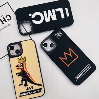 Casetify เคสโทรศัพท์มือถือแบบแข็ง ลายมงกุฎไดโนเสาร์ สําหรับ iphone11 12 13 14 promax x xs xr i7 i8