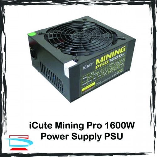 Icute Mining Pro 1600W แหล ่ งจ ่ ายไฟ PSU PSIC1600