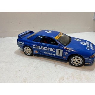 ส่งตรงจากประเทศญี่ปุ่น จากญี่ปุ่นจากญี่ปุ่น Kyosho 1/18 Skyline Impul R32 Calsonic