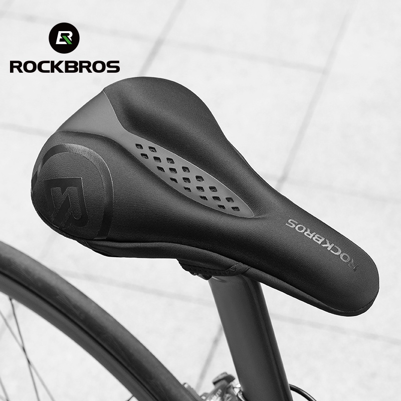 【TH Delivery】ROCKBROS ผ้าคลุมอานจักรยาน สบาย ระบายอากาศ เบาะจักรยาน เมมโมรี่โฟม ซิลิโคนเจล ขี่จักรยาน อุปกรณ์จักรยานเสือหมอบ