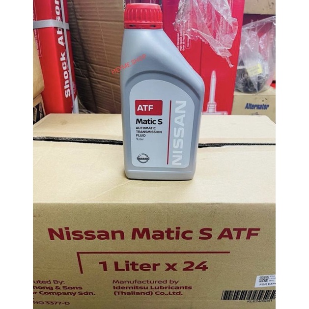 NISSAN ATF MATIC S KLE24-00001 1 ลิตร AUTO TRANSMISSION FLUID NISSAN ALMERA AUTO FLUID NISSAN NAVARA