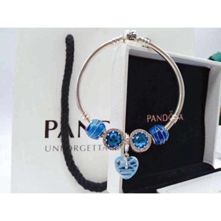 Pan_bracelet__explosion สร้อยข้อมือเพชร สีฟ้า ขนาด A3 สไตล์เรโทร แฟชั่นฤดูใบไม้ร่วง และฤดูหนาว #66 Ci686 บูติก EE6E66