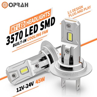 Oprah หลอดไฟตัดหมอก Led H7 12000LM 6000K 3570 สว่างมาก สําหรับรถยนต์ DRL 2 ชิ้น