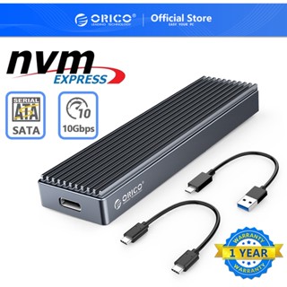 ORICO ดิสก์ M2 NVME NGFF SATA SSD สำหรับ PCIE M B + M  USB C 10Gbps（M2PJM）