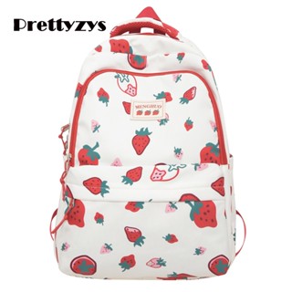 Backpack Prettyzys 2023 Korean Student Bag Large capacity Cute School 14 inch For Teenage Girl