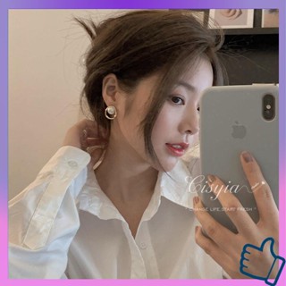 สร้อยคอเงินแท้ ต่างหูเงินแท้ ต่างหูสตั๊ดเงินสเตอร์ลิงโดยไม่ต้องเจาะหูคลิปหูมุกผู้หญิงแสงหรูหราซอก 2022 ใหม่อินเทรนด์ต่างหูที่เรียบง่ายต่างหูฤดูร้อน