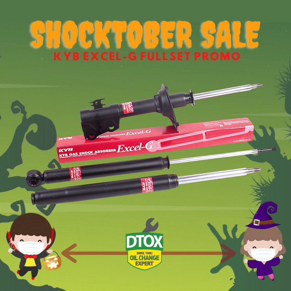 [Installation Provided] DTOX Shocktober Promo - (Nissan Cars) Full Shock Absorber Change