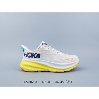 Hoka One Clifton 9 รองเท้า พื้นหนา น้ําหนักเบา สําหรับกลางแจ้ง