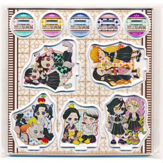 [ส่งจากญี่ปุ่น] Kimetsu No Yaiba Exhibition Acrylic Mini Stand 5 Piece Set Goods L04195860