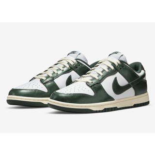 Sb Dunk Low "Vintage green" รองเท้าผ้าใบลําลอง สําหรับผู้ชาย ผู้หญิง เหมาะกับการวิ่ง สีขาว สีเขียว DQ8580-100