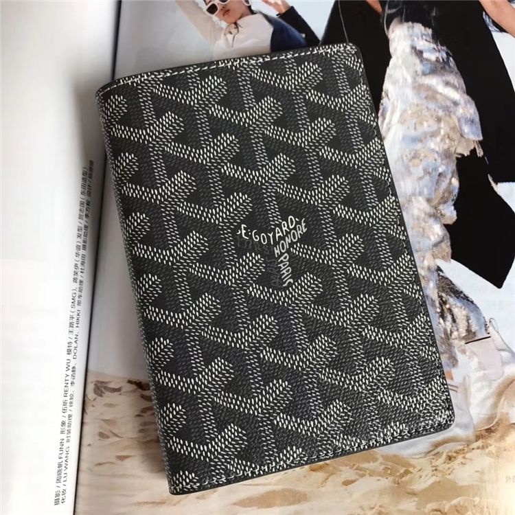 คุณภาพสูง goyard กระเป๋าสตางค์ผู้ชาย goyard goyard ฟันสุนัขผู้ถือหนังสือเดินทางมัลติฟังก์ชั่เอกสารผู