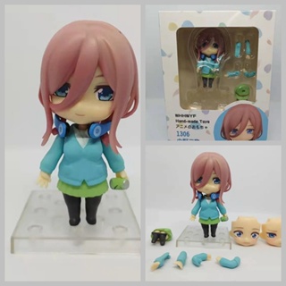 โมเดลฟิกเกอร์ Nendoroid The Quintessential Quintuplets 1306 Nakano Miku Change Face ของเล่นสําหรับเด็ก