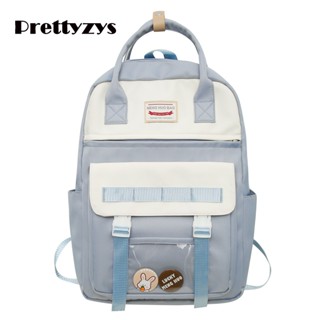 Backpack Prettyzys 2023 Korean Student Bag Large capacity Cute School 14 inch For Teenage Girl