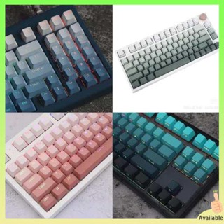 keyboard keycaps ฝาครอบกุญแจเสริมการส่งผ่านแสงไล่ระดับสี KCPMASTER