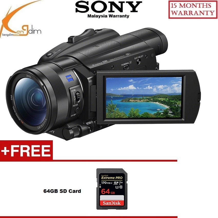 กล้องวีดีโอ 4K Sony FDR-AX700/AX700