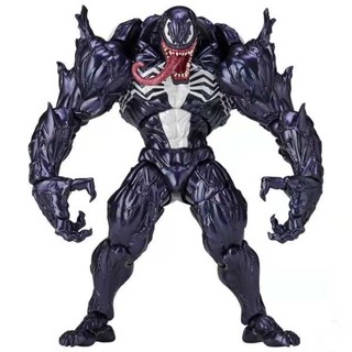 โมเดลฟิกเกอร์ Venom Figure 2 Yamaguchi Style Red Slaughter Eddie Venom Marvel ของเล่นสําหรับเด็กผู้ชาย