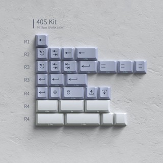 Kbdfans PBTFANS SPARK ปุ่มกดคีย์บอร์ด PBT Cherry สําหรับเด็ก