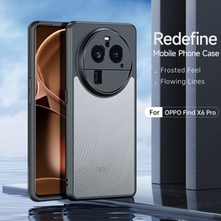 Dux Ducis สําหรับ Oppo Reno 10/10 Pro + Find X6 Pro เคสฝาหลัง ป้องกันลายนิ้วมือ กันกระแทก