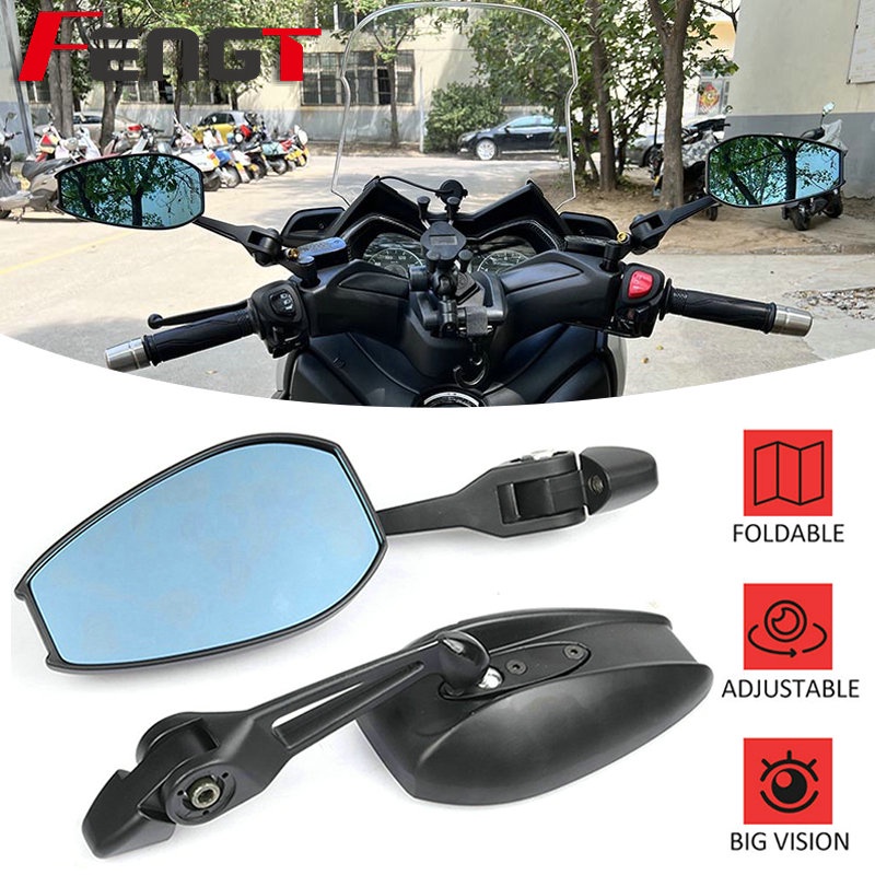 กระจกมองหลังขนาดใหญ่ ปรับได้ สําหรับรถจักรยานยนต์ YAMAHA XMAX 250 300 400 1 คู่