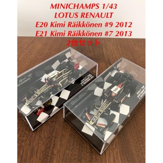 ส่งตรงจากประเทศญี่ปุ่น จากญี่ปุ่นจากญี่ปุ่น Minichs PMA 1/43 Lotus E20 E21 Raikkonen Set of