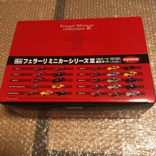 ส่งตรงจากประเทศญี่ปุ่น จากญี่ปุ่นจากญี่ปุ่น Kyosho Kyosyo Ferrari Mini Car Series III III