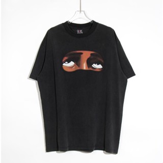 ใหม่ เสื้อยืดแขนสั้น พิมพ์ลาย Saint Michael Eye Visual สไตล์ย้อนยุค