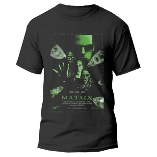 เสื้อยืด พิมพ์ลายภาพยนตร์ MATRIX