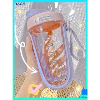 แก้วกาแฟ แก้วหัดดื่ม Strawberry Life High Value Girl Water Cup Summer Sports ถ้วยพลาสติกเด็ก2023 New Shake Cup 1503