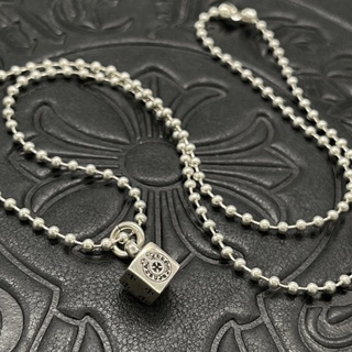 Chrome HEARTS สร้อยคอเงินสเตอร์ลิง 925 จี้ลูกเต๋า สไตล์พังก์ วินเทจ เครื่องประดับ สําหรับงานรื่นเริง ปาร์ตี้