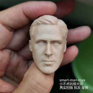 1/6 หัวแกะสลัก Ryan Gosling สีขาว รุ่น Taxi Driver Blade Runner 2049 อุปกรณ์เสริมทหาร