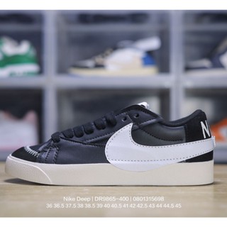 Nike Blazer 77 Low Jumbo "Deep Navy/White/Gum" 1977 Trailblazer Series Low Joker รองเท้ากีฬา รองเท้าบาสเก็ตบอล