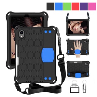 เคส EVA กันกระแทก พร้อมสายคล้องไหล่ และขาตั้ง สําหรับ iPad Mini 6 Mini6 6th Gen 8.3 นิ้ว 2021 A2567 A2568 A2569