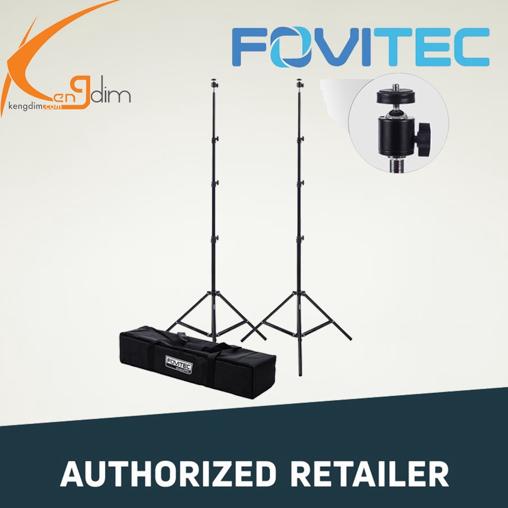 Fovitec ขาตั้งขาตั้งกล้องสําหรับ HTC Vive / Oculus Rift Base Stations พร้อมกระเป๋าถือ (7 6")