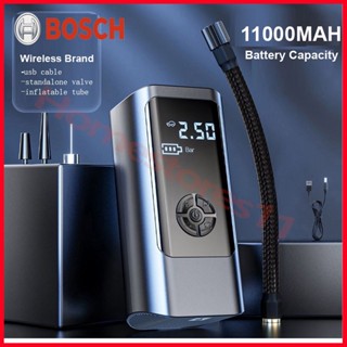 ของแท้ 100% BOSCH 1901 ปั๊มลมไร้สาย ปั๊มลมไร้สาย แบบพกพา ปั๊มลมยางรถยนต์ คอมเพรสเซอร์ ปั๊มลมไร้สาย