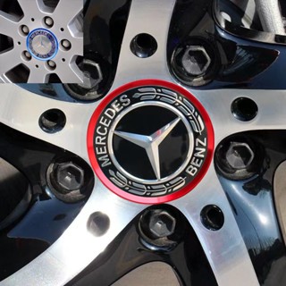 สำหรับ Mercedes Benz Hub Retrofit แหวนตกแต่งเกรด A B-Class C-Class E-Class S-Class W205 C63 E63 E200L E300L C260L A200L GLC สำหรับ Mercedes ทุกรุ่น